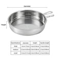 thumbnail image 2 of Stainless Steel Fine Mesh Strainer for Cooking Oil, 4.7inch/4.9inch/5.3inch Grease Filter Sieve with Fine Mesh, Colander with Handle, Multipurpose Kitchen Strainer for Frying, 2 of 7