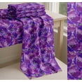 thumbnail image 6 of Soimoi Purple Cotton Cambric Fabric Flower Watercolor Printed Fabric 1 Yard 56 Inch Wide, 6 of 7