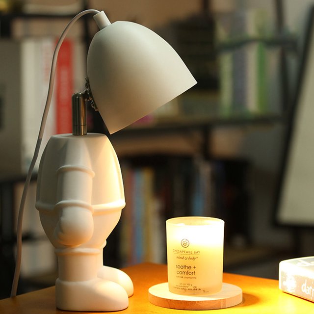Lámpara eléctrica para calentar velas lámpara creativa de aromaterapia romántica lámpara Wdftyju de mesa de vela Yankee luz de aromaterapia decoración de dormitorio