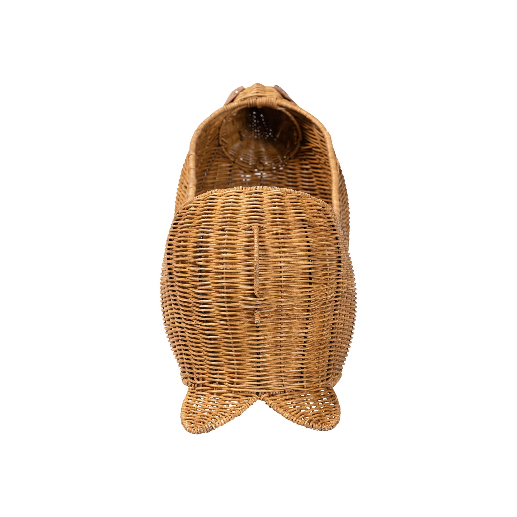 bali & pari Daffodil Boho Storage Basket, Light Honey