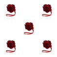 thumbnail image 1 of QualitChoice Curtain Tieback Punch-free Stylish Flower Shape Decorative Replacement Home Buckle Fastener Ornament Accessories Red 5PCS, 1 of 6