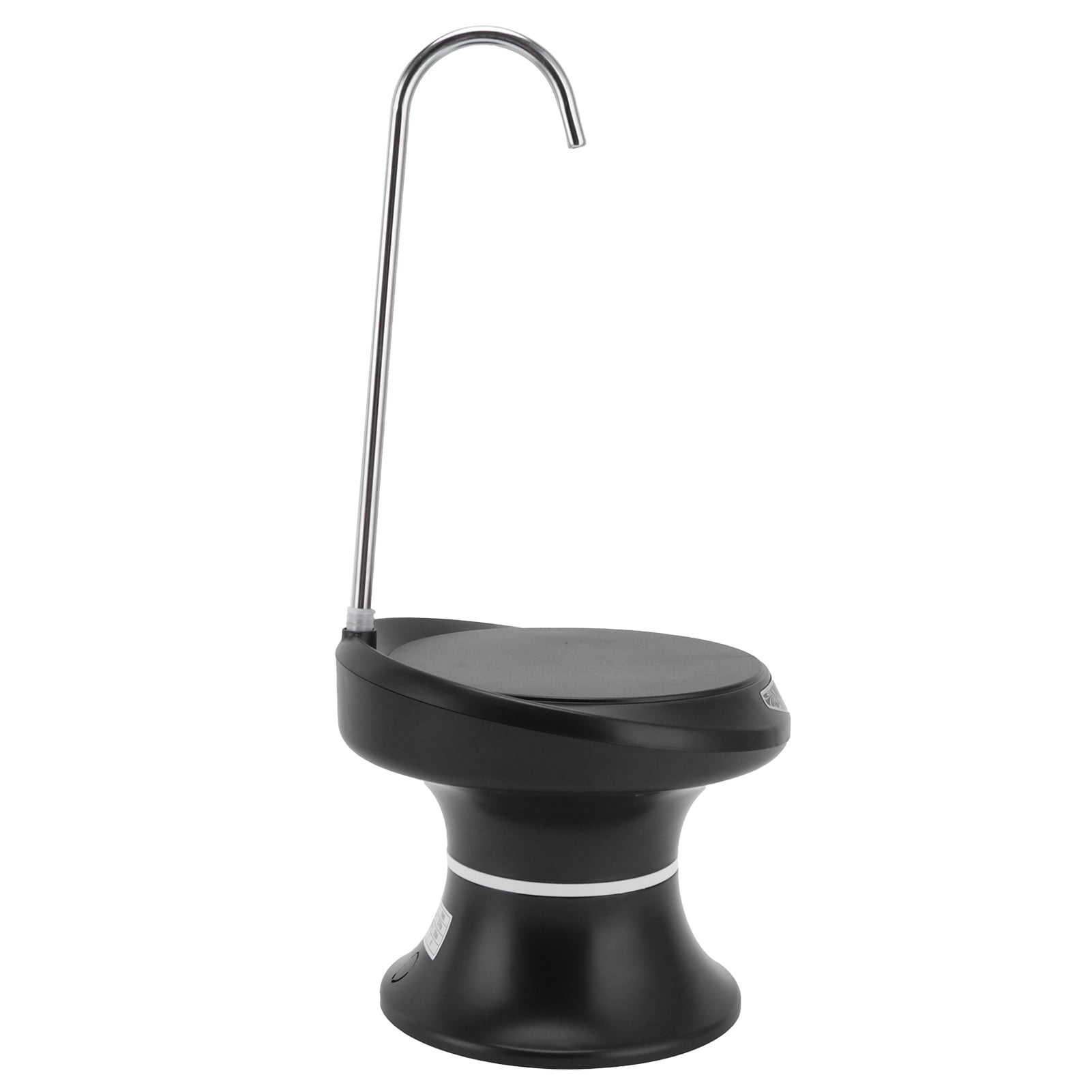 M Buder Drinking Water Dispenser Desktop Automatic Electric Bottled Water Pump for Home Office Black 5.9 inches / 15 cm