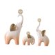 thumbnail image 1 of 3 estatuas de elefantes, esculturas de animales, centros de mesa creativos, manualidades de mesa. Naranja, 1 of 9