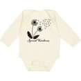 thumbnail image 3 of Inktastic Spread Kindness Dandelion Boys or Girls Long Sleeve Baby Bodysuit, 3 of 5