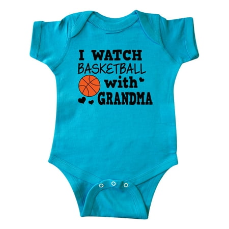 

Inktastic I Watch Basketball with Grandma Gift Baby Boy Bodysuit
