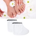 thumbnail image 3 of 1 par de guantes de cera de , botines, de tratamiento, suaves profesionales para manicura con calefacción, tela de felpa, de - Cubierta de pie Cubierta de pie blanca Sunnimix Mitones de pie de mujer, 3 of 7