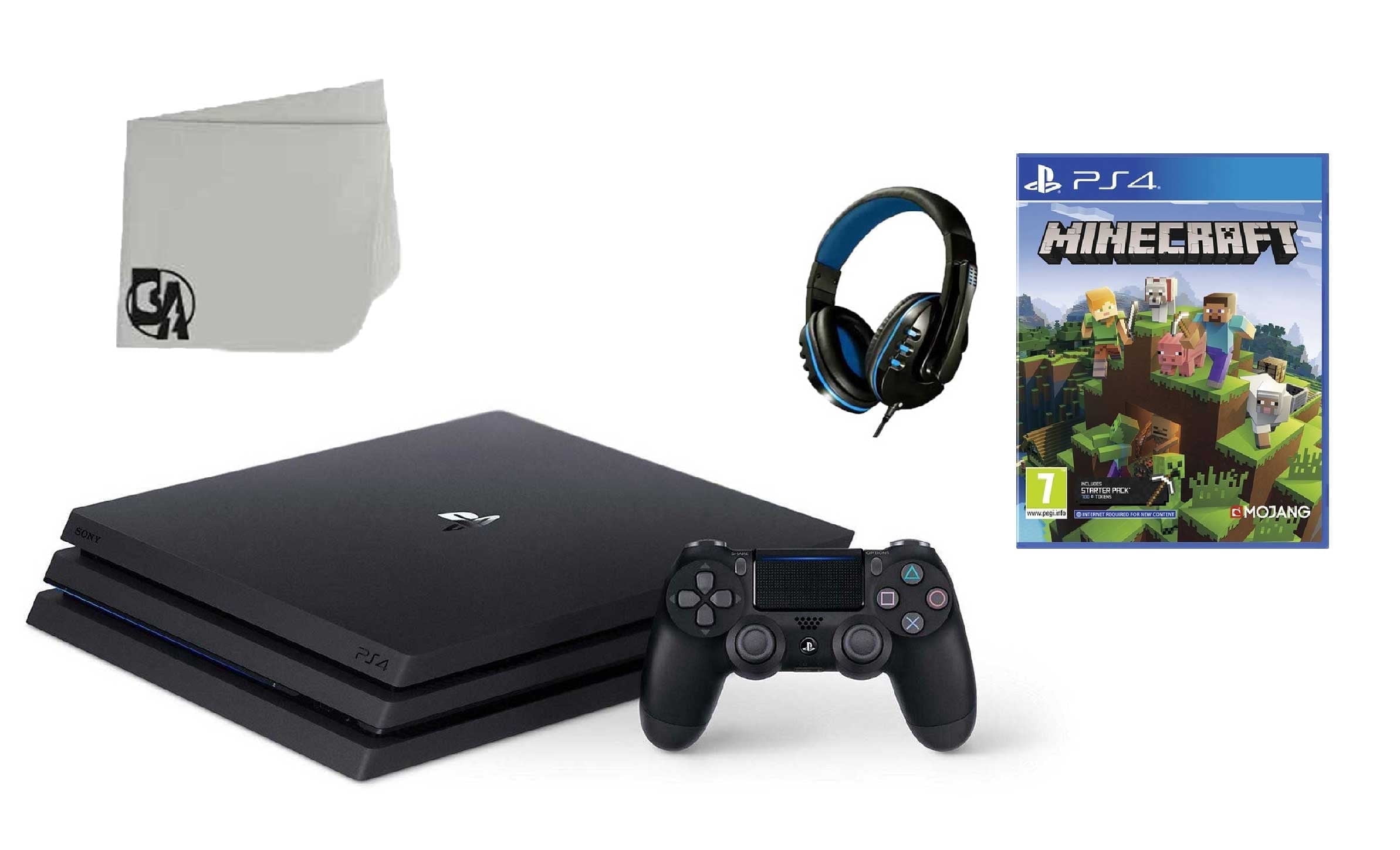 Sony PlayStation 4 Pro 1TB Gaming Console Black with 2 Controllers