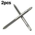 thumbnail image 1 of BTOER 2pc HSS Standard Metric Thread Thread Tap Set-M16 Screw Tap Drill Bit Kit Silver Straight Flute Plug Tap Hand Tools Accessory, 1 of 9