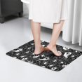 thumbnail image 4 of Ghost and Spider Web Halloween Flannel Non Slip Door Rugs,Washable Door Mats Indoor,Decorative Door Mats,Dirt-Resistant and Absorbent Doormat for Entrance,Bedroom,Kitchen,Bathroom,23.5"x16", 4 of 5