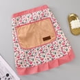 thumbnail image 1 of Delantal de lona con diseño floral para limpiarse las manos, estilo princesa, cintura transpirable, estilo pastoral, lindo, para adultos, ropa de trabajo de verano, estilo occidental, mono, 1 of 6