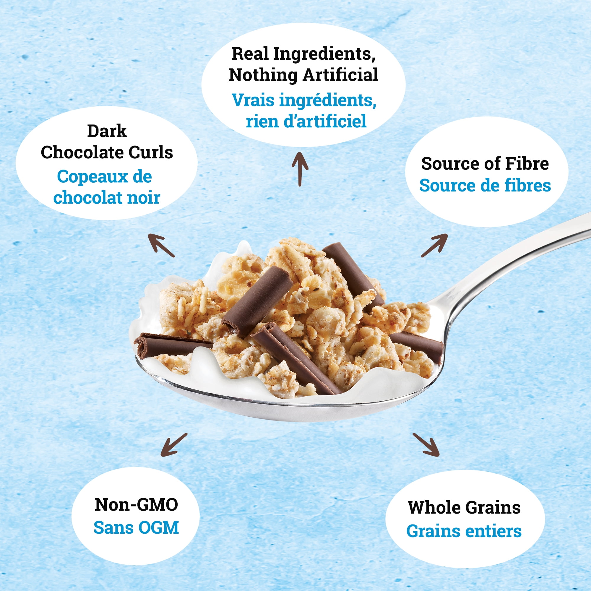 Jordans Morning Crisp Dark Chocolate Granola Cereal, 400 g