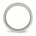 thumbnail image 2 of Titanium Polished Flat Comfort Back Ring 6.5 Size, 2 of 6