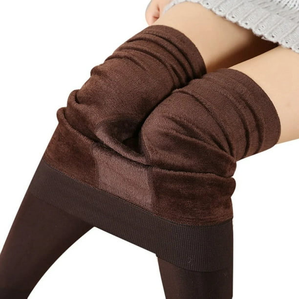 FOCUSNORM Women Juniors Winter Thermal Leggings Pants Thick Velvet