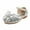 Silver, variant on Wxirdiow Toddler Slip On Shoes Unisex Kids Summer Slide Sandals Baby Comfort Anti-Slip Open Toe Adjustable Walking Beach Shower Shoes Gold Size,13