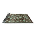 thumbnail image 2 of Ahgly Company Indoor Square Oriental Light Blue Traditional Area Rugs, 6' Square, 2 of 4