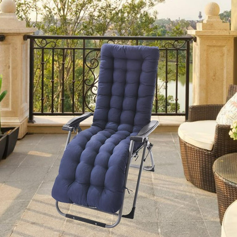 Comfortable Garden Recliner Cushion Double sided High Back