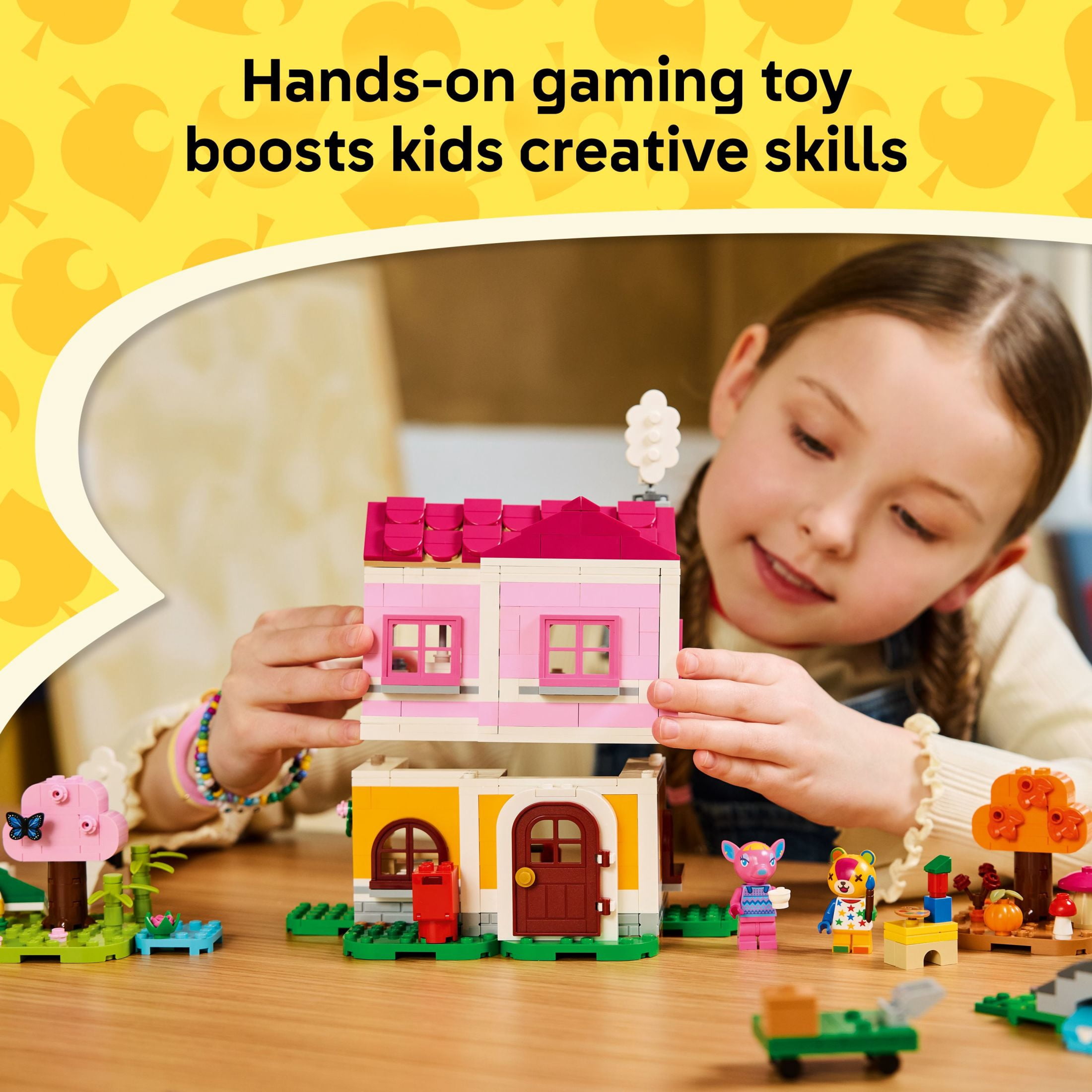 LEGO Animal Crossing Creative Houses: Seasons of Fun Building Toy - Pretend Play Set for Girls & Boys, Ages 7+ - Create 2 Houses W/1 Set of Building Blocks for Kids - Gift Idea for Birthdays -77057