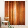 thumbnail image 4 of Orange Curtains 52Wx84H Inch Rod Pocket Abstract Rustic Retro Burnt Orange Striped Modern Vintage Ombre Curtains Bedroom Window Drapes Simple Printed Living Room Window Treatment, 4 of 5