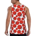 thumbnail image 6 of Rocae Hand Drawn Tomatoes for Men's Workout Tank Top Men's Running Tank Top Dry Fit Athletic Workout Tank TopsSmall, 6 of 9