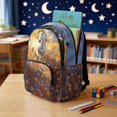 thumbnail image 3 of DISNIMO Kids School Backpack for Teen Girls Horse Flower Printed 17 Inch Large Bookbag with Adjustable Strap for Primary Middle Students Lightweight Portable Bookbag, Girls Back to School Supplies, 3 of 7