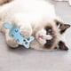 thumbnail image 5 of Juguete masticable con forma de hierba gatera para perros y gatos | Peluche interactivo de madera de matatabi resistente para limpiar los dientes | Resistente a las roeduras | Quemador de energía |, 5 of 5