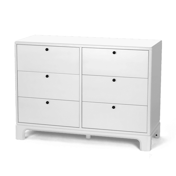Little Seeds Posey 6-Drawer Dresser , True White