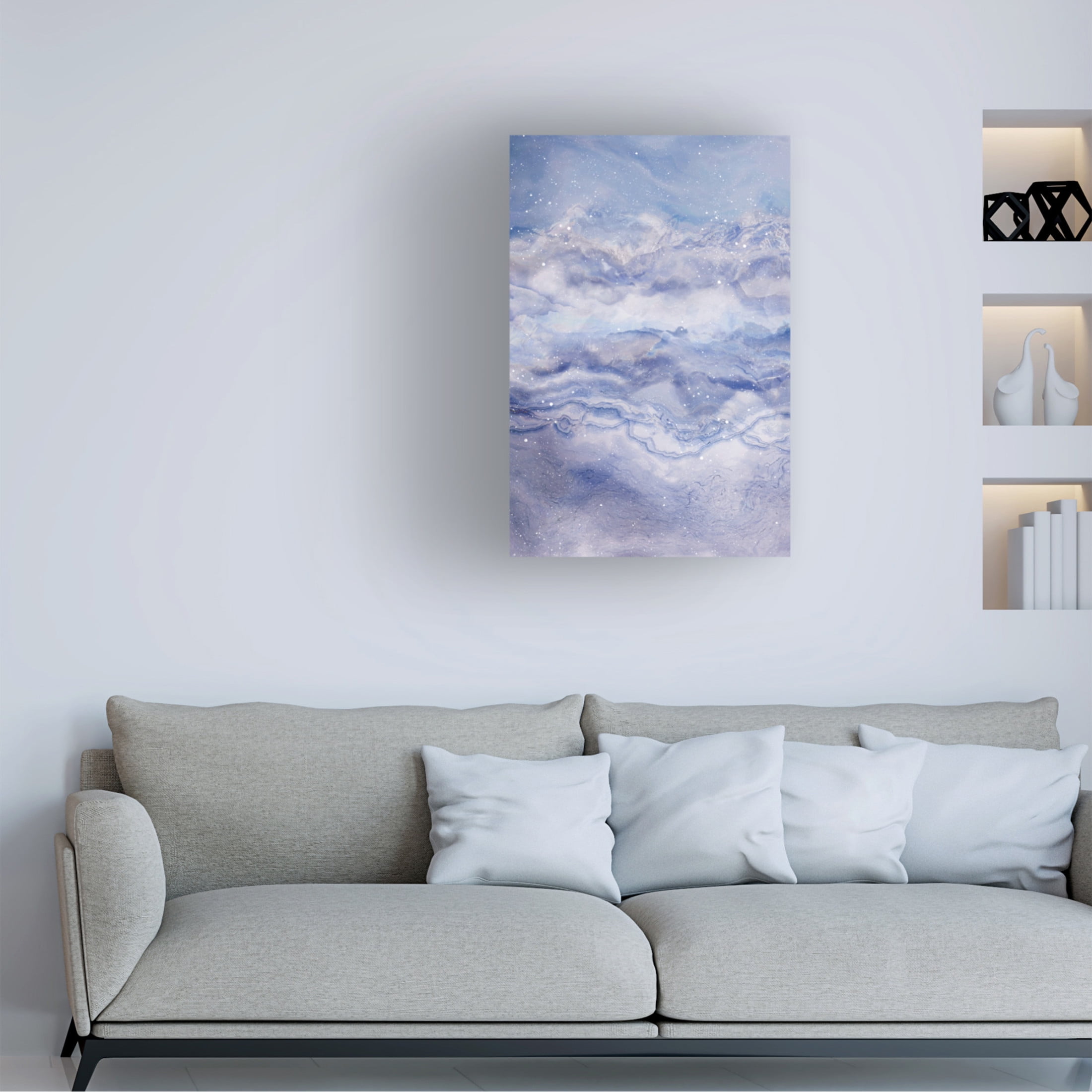 Trademark Fine Art uplusmestudio   Crystallized Lilac Canvas Wall Art