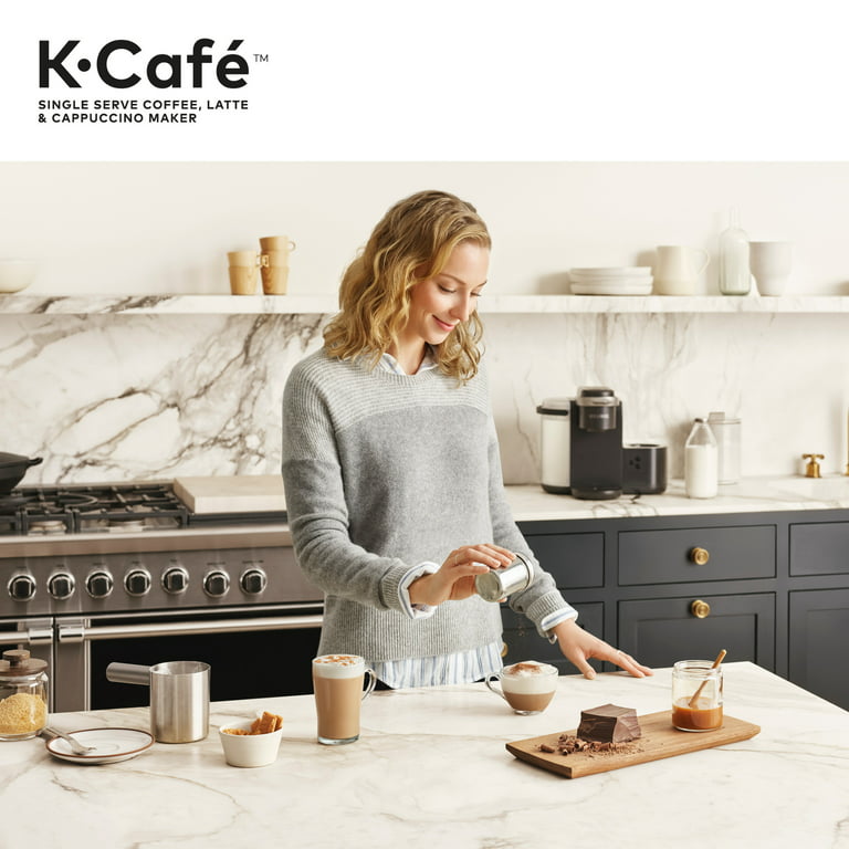 Keurig K-Café Single Serve K-Cup Pod Coffee, Latte and Cappuccino