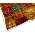 thumbnail image 5 of Fall Throw Blanket, Autumn Orange Plaid Fall Farmhouse Thanksgiving Cozy Bed Couch Blanket, Soft Comfy Fleece Flannel Throws Blankets Livingroom Bedroom Decor, 5 of 5