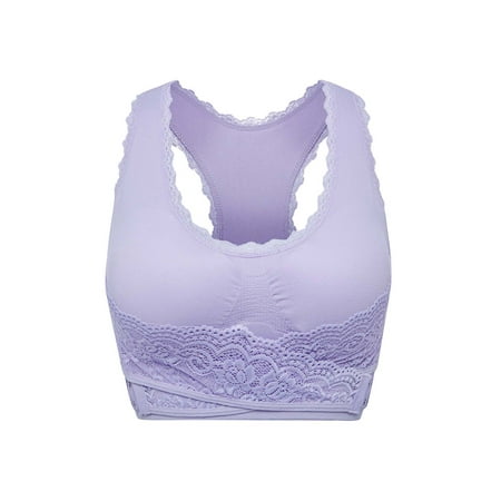 Women Floral Lace Bralette Padded Breathable Sexy Bra