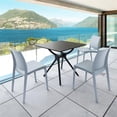 thumbnail image 3 of Compamia ISP025-SIL Maya Dining Chair Silver -  set of 2, 3 of 7
