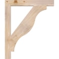 thumbnail image 3 of Ekena Millwork 3 1/2"W x 30"D x 36"H Funston Block Smooth Bracket, Douglas Fir, 3 of 4