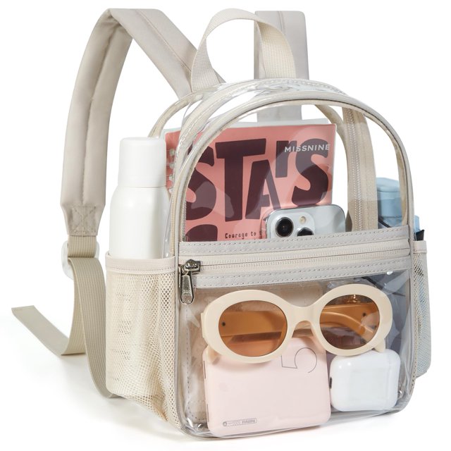 Mochila Missnine Clear Mini Stadium aprobada, 20 x 10 x 23 cm