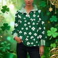 thumbnail image 6 of Wowcloth Woman Casual Shirt, Fashion Print with Striped Color Block, Long Sleeve Button Collar for Daily and Office, 6 of 6