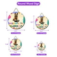 thumbnail image 5 of Welcome to Belgian Malinois Classroom Teacher Dog Mom Round Wood Sign Sheepdog Dog Lover Gifts Hanging Wall Home Decor - 02015, 5 of 5