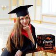 thumbnail image 6 of Honeeladyy Graduation Card Box Holder, 2025 Congrats Grad Foldable Cardboard Decorations Box for Graduation Party Favors Decor Party Supplies, 8.9x8.9x8.9in (Orange), 6 of 6