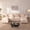 Cream White, variant on LAKPS 3-Seat Sectional Sofa Couch, Cloud-Style Deep Seating Sleeper Sofa with Included Throw Pillows, Linen Upholstery, Modern Living Room Sofa, Cream White