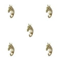 thumbnail image 1 of Maytalsory Animal Head Key Hook Sturdy And Durable Construction Adding Touch Of Whimsy golden(horse) 5Set, 1 of 6