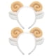 thumbnail image 1 of 2 unids adorable cuerno de cuerno cordero oreja suave mujer diadema maquillaje cabeza banda, 1 of 6