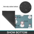 thumbnail image 6 of Blue Christmas Snowman Pattern Kitchen Rugs Sets Of 2,Anti Fatigue Kitchen Mat Rugs Non Slip Washable,Decorative Kitchen Floor Mats for Kitchen,Sink,Laundry,17"x30"+17"x47", 6 of 7