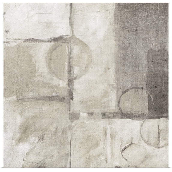 Great BIG Canvas | Rolled Mike Schick Poster Print entitled Blue Water I Neutral