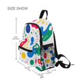 thumbnail image 3 of FORMRS Kids School Backpack with Front Zippered Pocket 12" Student Travel Daypack, Colorful Round, 3 of 6