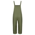 thumbnail image 4 of LilyLLL Womens Suspender Dungaree Bib Jumpsuit Romper Casual Pockets Overall Pants, 4 of 5