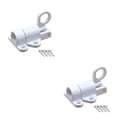 thumbnail image 4 of Scienceny Hot Xd-Aluminium Legering Beveiliging Automatische Venster Gate Lock Voorjaar Bounce Deur Klink Black Silver Type1 NO1, 4 of 6