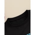thumbnail image 6 of FEORJGP Mommy and Me Matching Sweatshirts 0-2Y Toddler Letter Print Crew Neck Pullovers/Rompers Long Sleeve Tops Family Matching Clothes for Spring Fall, 6 of 9