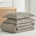 thumbnail image 4 of Levtex Home - Reede Muslin Taupe Comforter Set - King Comforter + Two King Pillow Cases - Muslin - Taupe - Comforter (106 x 94in.) and Pillow Cases (36 x 20in. ) - Cotton, 4 of 5