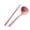 Pink, variant on Food-Grade Silicone Ramen Utensils Set, Long Handle Soup Spoon and Chopsticks, Heat Resistant Kitchen Dining Set, Non-Stick Safe, Asian Noodles Hot Pot Cooking Tool, Dishwasher Safe