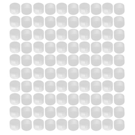 

100Pcs 22mm Inner Dia PE Plastic End Cap Bolt Thread Protector Tube Cover