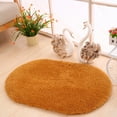 thumbnail image 2 of AURORA TRADE Bathroom Rugs Oval Bath Mat for Bathroom Non Slip Soft Absorbant Bath Mats Microfiber Fluffy Oval Bathroom Rug Machine Washable, 2 of 5