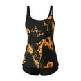 thumbnail image 5 of Coduop Tankini for Women Floral Print Tankini Tops High Waist Shorts Bathing Suits, 5 of 7